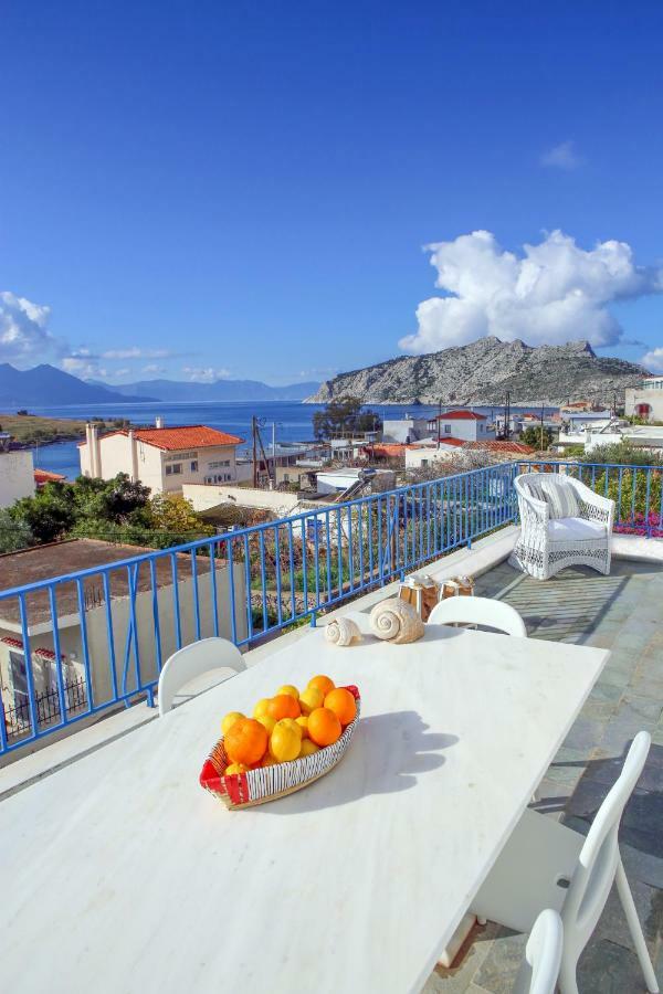 Вілла Aeginia 1- Breathtaking Sea View House In Perdika Екстер'єр фото